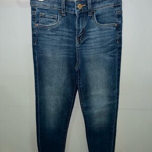 Celebrity Pink Blue Distressed Denim Jeans